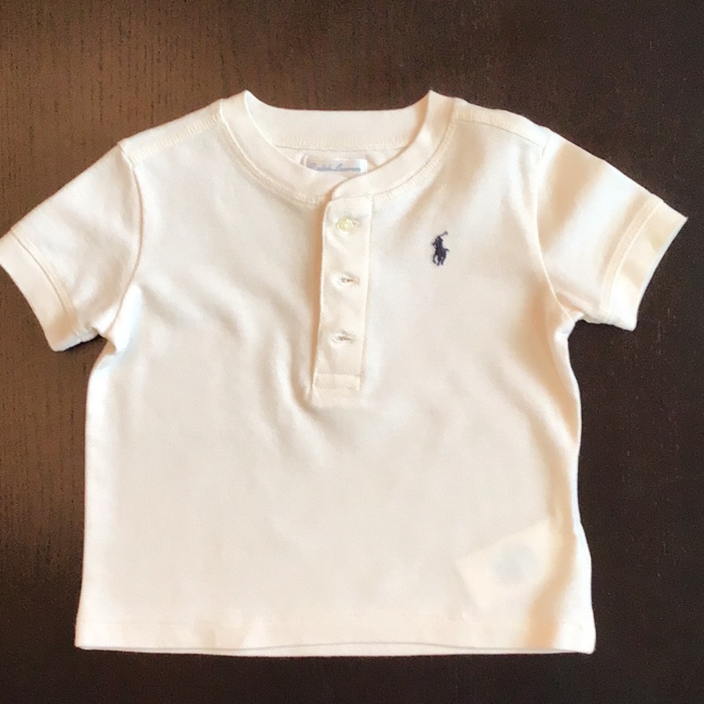 Ralph Lauren Baby boys Henley Shirt - 12 mths